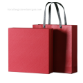 Luxury Red Rigid Cardboard Tea Bags Packaging Box